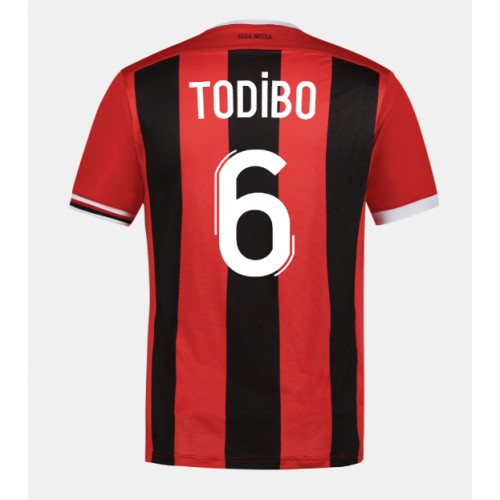 Pánský Fotbalový dres OGC Nice Jean-Clair Todibo #6 2023-24 Domácí Krátký Rukáv